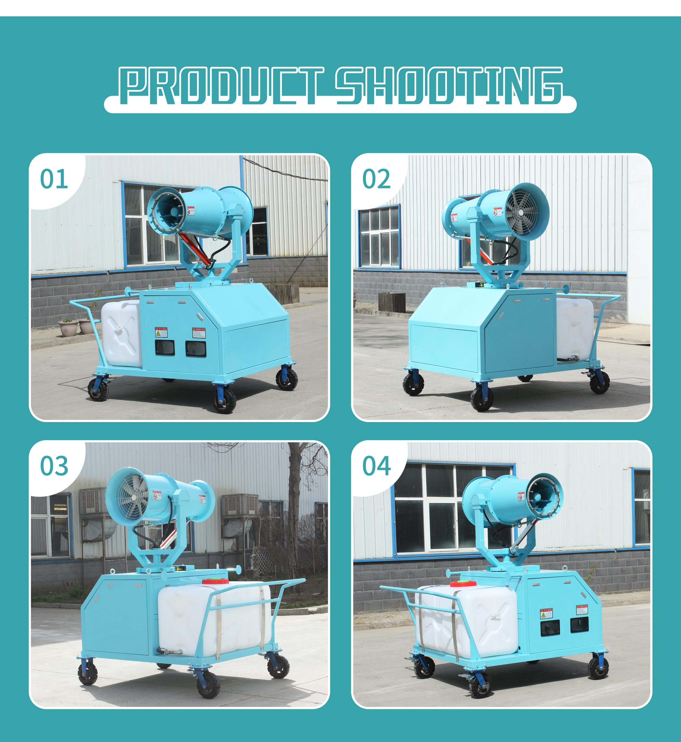COOLING HAND-PUSH FOG CANNON MACHINE ZT-30