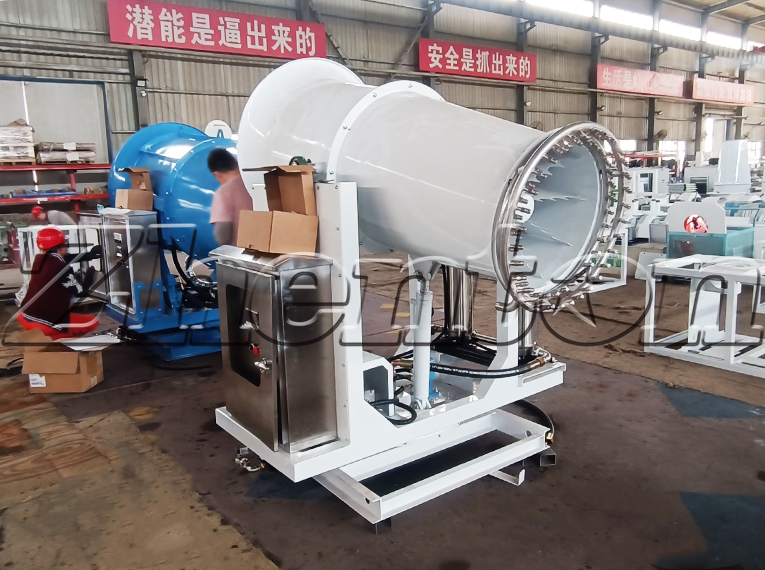 Doubling the Efficiency of Orchard Pesticide Spraying —— Mobile Fog Cannon