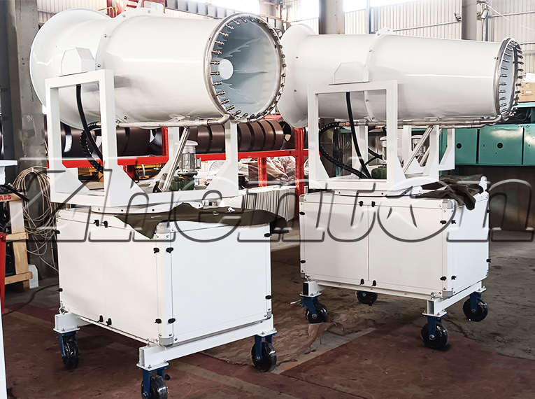 Why do steel mills use environmentally friendly fog cannon machine?