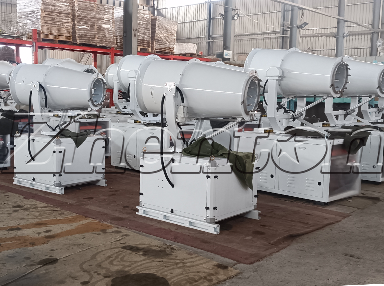Mobile Fog Cannon Machines: Dual – function Solution for Material Yards