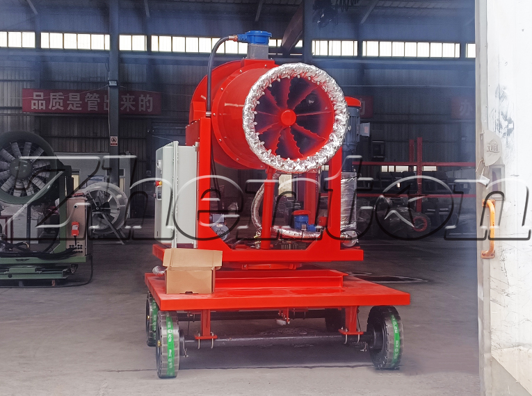 Coal Shed Dust Hard to Control? Fog Cannon Machine Builds Full-Space Dust Reduction Barrier​
