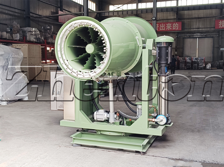 Coal Shed Dust Hard to Control? Fog Cannon Machine Builds Full-Space Dust Reduction Barrier​