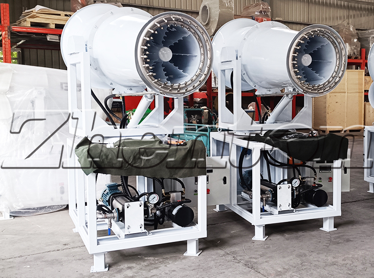 Ash Dyke Dust Troubles? Automatic 100-Meter Fog Cannon Machines Build a Clean Defense​