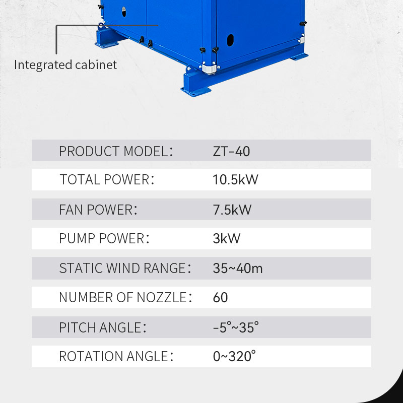 COOLING FOG CANNON MACHINE ZT-40