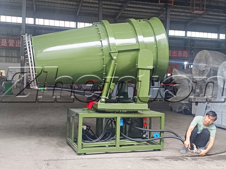 Truck-Mounted Fog Cannon – Supporting System for Road Dust Suppression Sprinkler Trucks