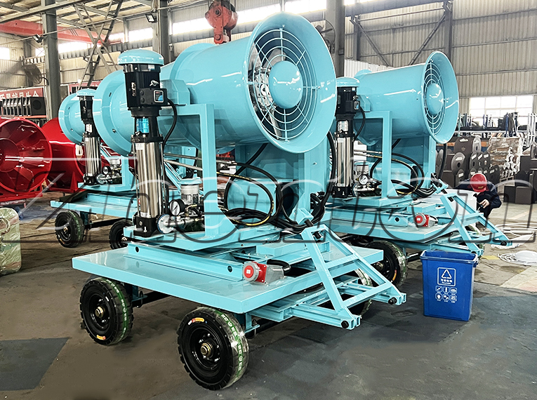What is the reputation of the manufacturer of the fog cannon machine?
