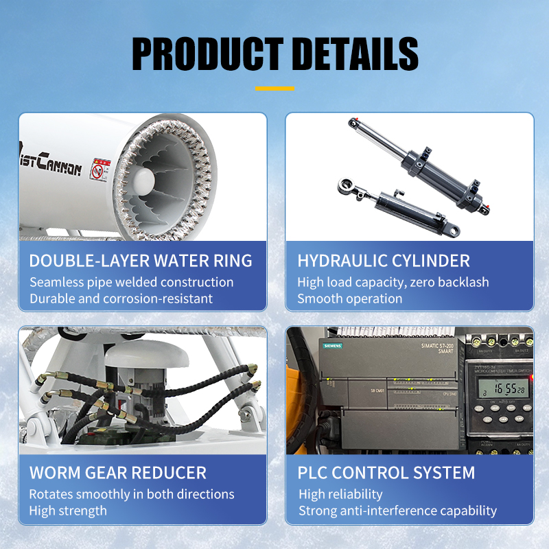ZT-50 Fog Cannon Machine with Winter Snowmelt