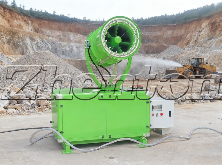 Green Quarrying in Cebu: Fog Cannon Machine Dust Suppression Green Quarrying in Cebu: Fog Cannon Machine Dust Suppression