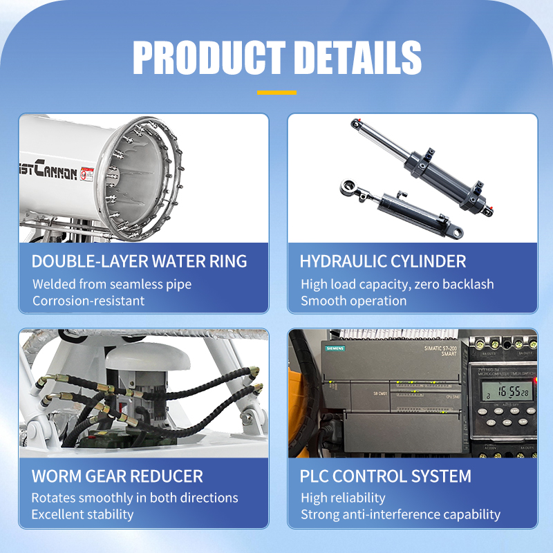 Greenhouse Snow Fog Cannon Machine ZT-80